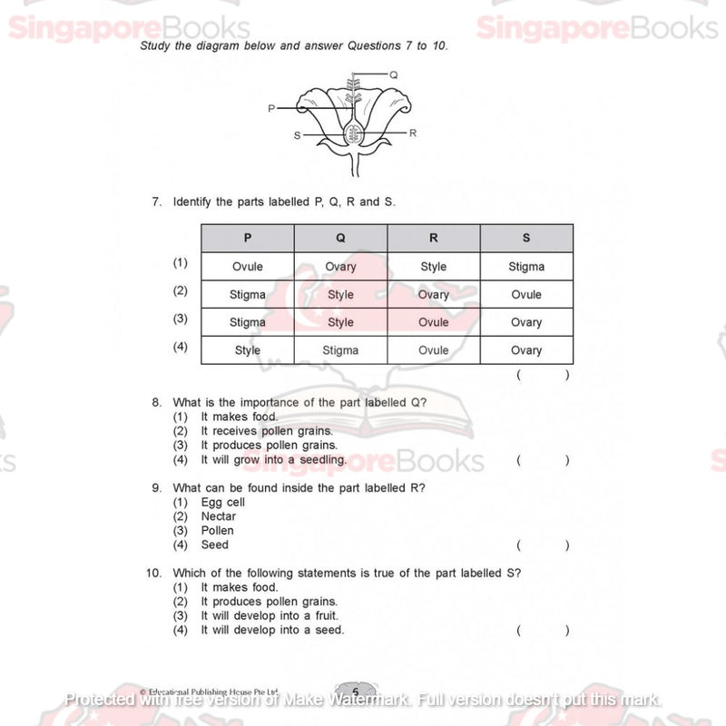 Upper block Science 3 in 1 (Primary 5 and 6) - Singapore Books