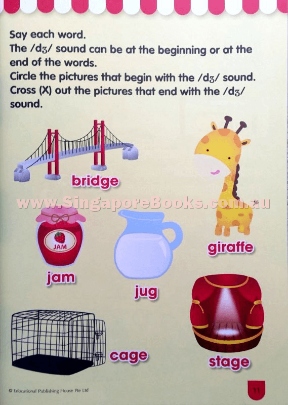 Building Phonics Skills Kindergarten 2 (5-6 years old) - Singapore Books