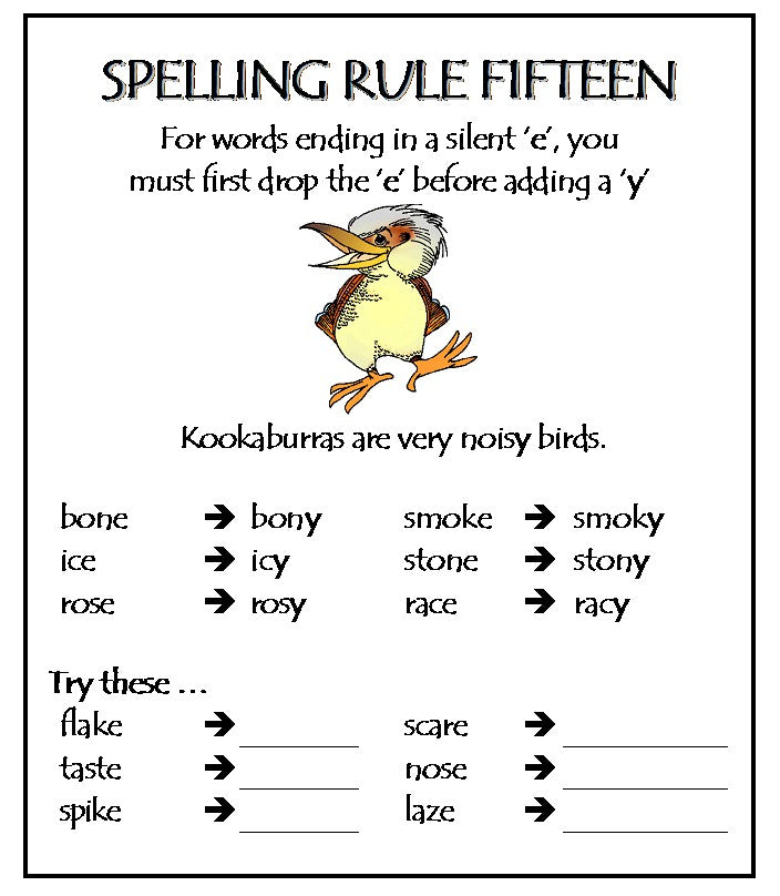 Spelling Rules Part 2