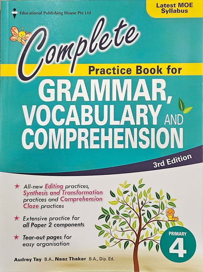 Complete Practice Book for Grammar, Vocabulary & Comprehension Primary 4 - Singapore Books
