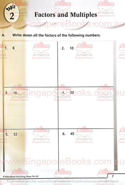 Andrew Er's Maths Companion Primary 4 - Singapore Books