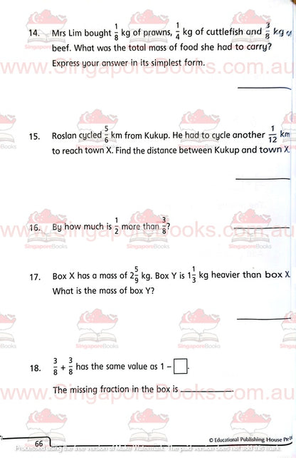 Andrew Er's Maths Companion Primary 4 - Singapore Books
