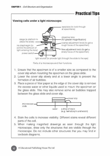 Secondary 3 & 4 - GCE/GCSE O Levels OL (G3) Biology At Your Fingertips - Singapore Books