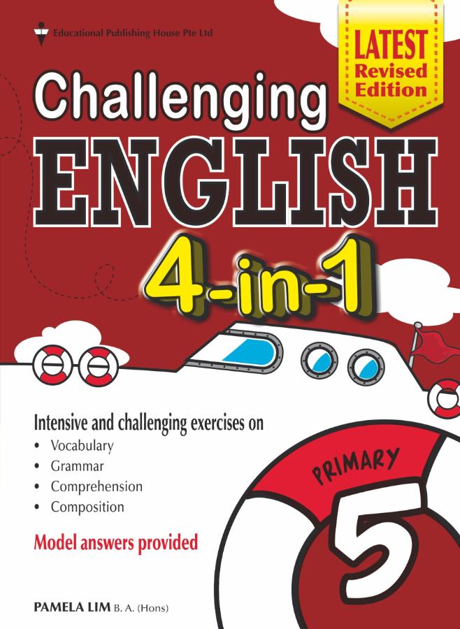 Challenging English 4-in-1 Primary 5 - Singapore Books