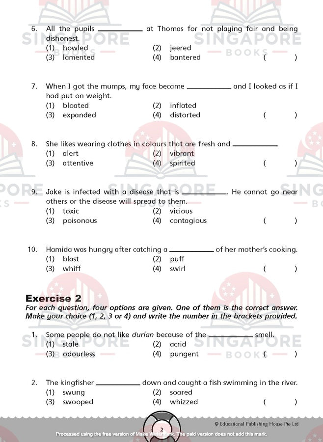 Challenging English 4-in-1 Primary 5 - Singapore Books