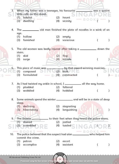 Challenging English 4-in-1 Primary 5 - Singapore Books