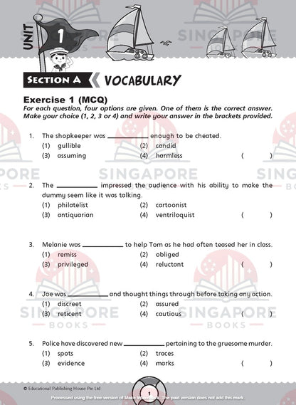 Challenging English 4-in-1 Primary 6 - Singapore Books