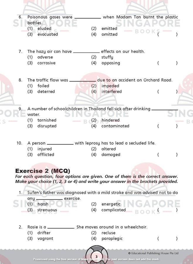 Challenging English 4-in-1 Primary 6 - Singapore Books