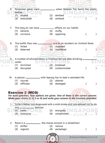 Challenging English 4-in-1 Primary 6 - Singapore Books