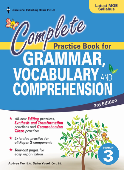 Complete Practice Book for Grammar, Vocabulary & Comprehension Primary 3 - Singapore Books