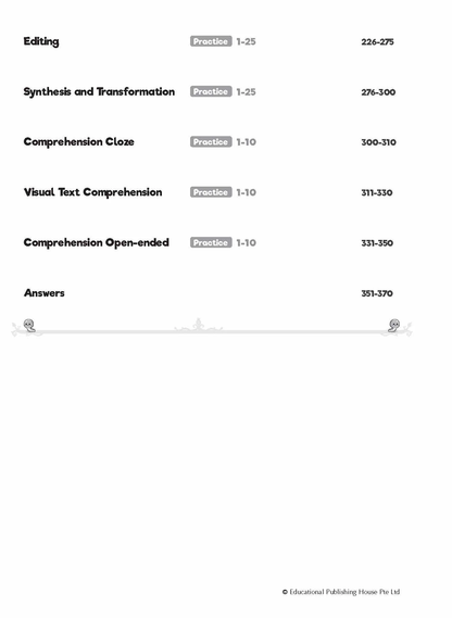 Complete Practice Book for Grammar, Vocabulary & Comprehension Primary 3 - Singapore Books