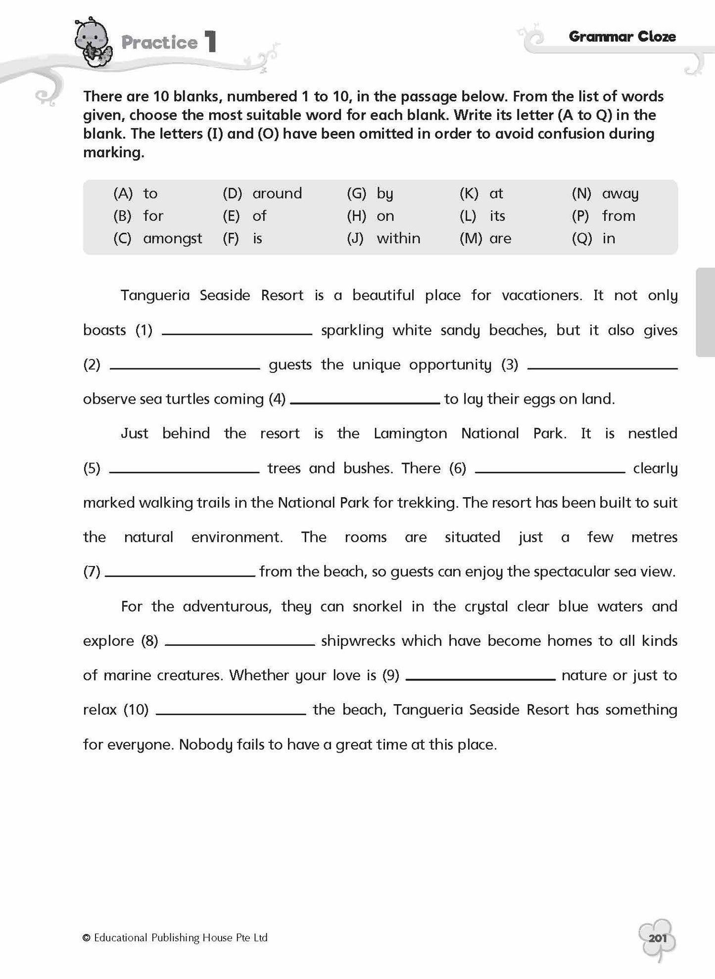 Complete Practice Book for Grammar, Vocabulary & Comprehension Primary 5