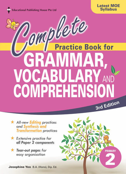 Complete Practice Book for Grammar, Vocabulary & Comprehension Primary 2 - Singapore Books