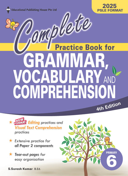 Complete Practice Book for Grammar, Vocabulary & Comprehension Primary 6