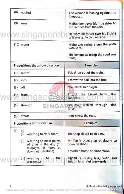 Editing, Synthesis & Transformation Primary 6 - Singapore Books