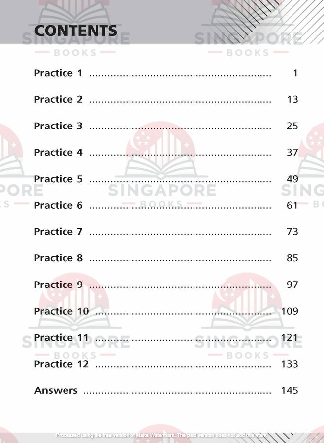 English Examination Practice Secondary 1 (Year 7) - Singapore Books