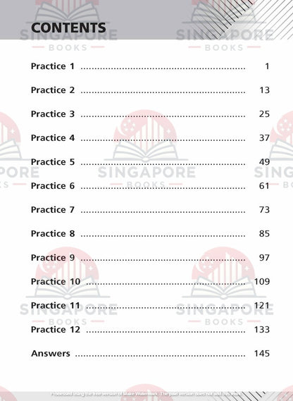 English Examination Practice Secondary 1 (Year 7) - Singapore Books