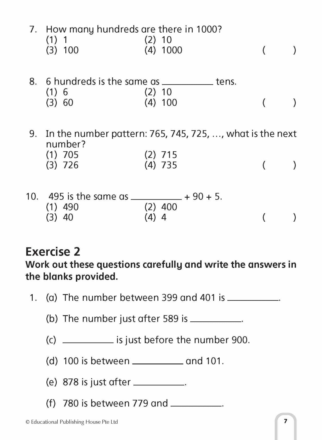 Intensive Maths Drills Primary 2