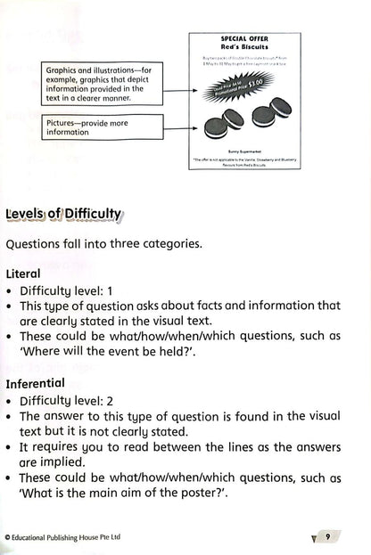 Sample - Level Up your Comprehension Skills Primary 1 - Singapore Books