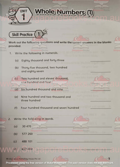 Sample - Maths Booster Primary 5 - Singapore Books