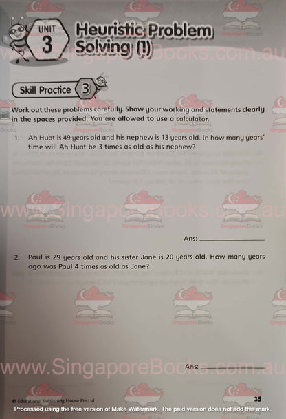 Sample - Maths Booster Primary 5 - Singapore Books