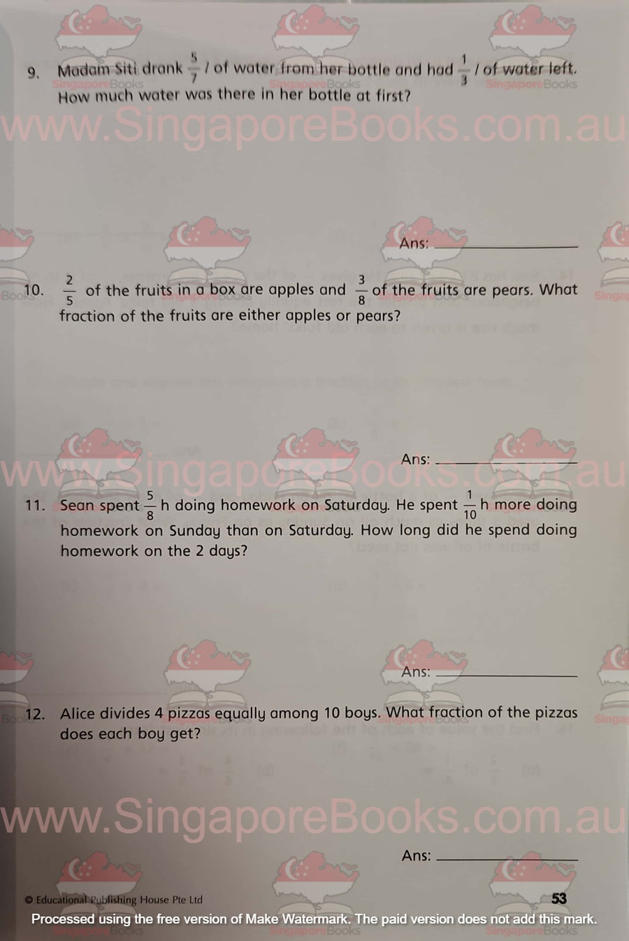 Sample - Maths Booster Primary 5 - Singapore Books