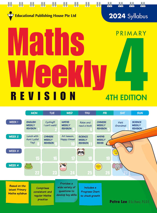 Maths Weekly Revision Primary 4 - Singapore Books