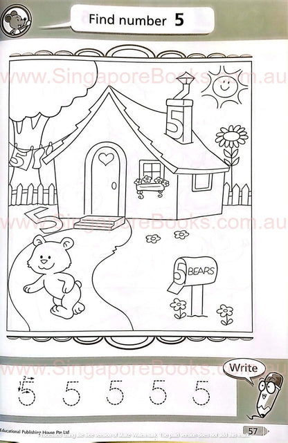 Preschool Search & Write Letters & Numbers - Singapore Books