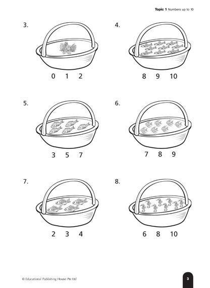 Singapore Books - Step by Step Maths Primary 1