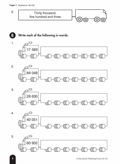 Singapore Books - Step by Step Maths Primary 4