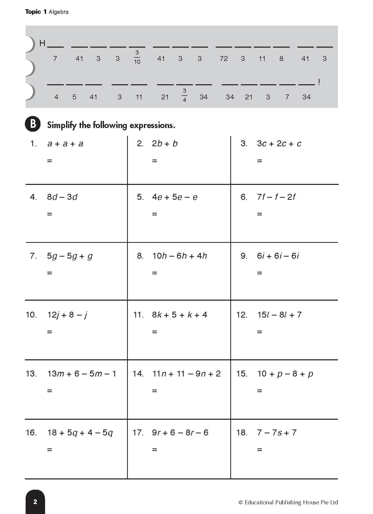 Singapore Books - Step by Step Maths Primary 6