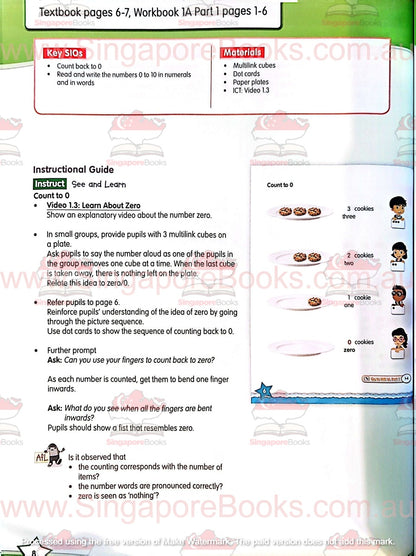 Teacher's Guide - Targeting Mathematics Primary 1A and 1B - Singapore Books