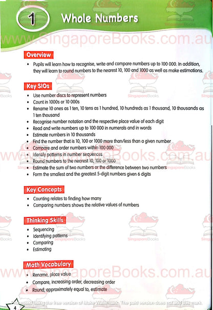 Teacher's Guide - Targeting Mathematics Primary 4A and 4B - Singapore Books