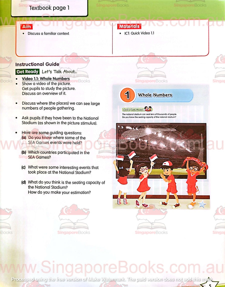 Teacher's Guide - Targeting Mathematics Primary 4A and 4B - Singapore Books