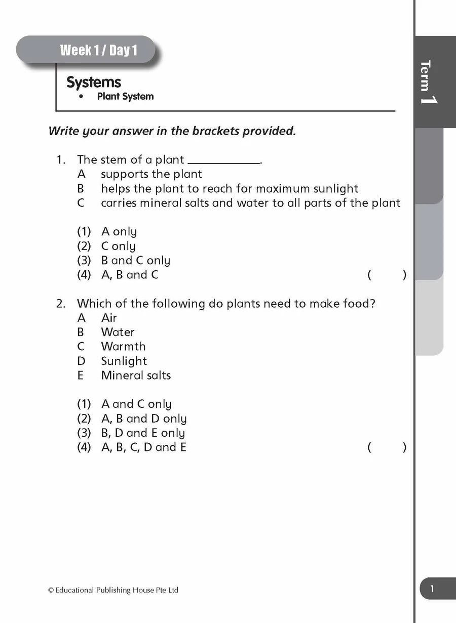 Daily Dose of Science Primary 4 - Singapore Books