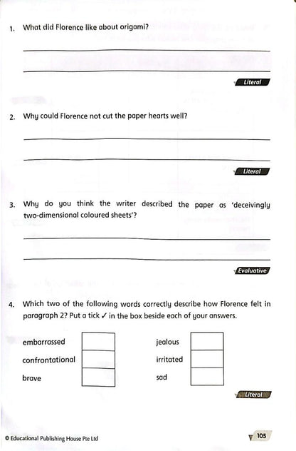 Sample - Level Up your Comprehension Skills Primary 6 - Singapore Books