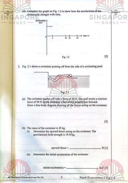 Secondary 3 & 4 - GCE/GCSE O Levels Science Physics mock examination papers