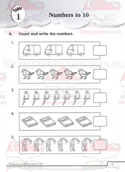 Andrew Er's Maths Companion Primary 1 - Singapore Books