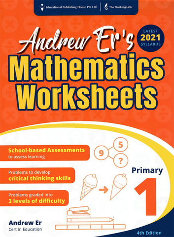 Andrew Er's Maths Worksheets Primary 1 - Singapore Books