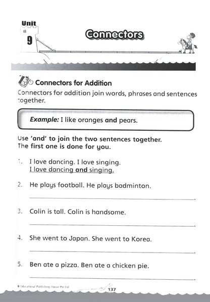 Bridging from K2 (Prep) to Primary 1 Grammar & Vocabulary - Singapore Books