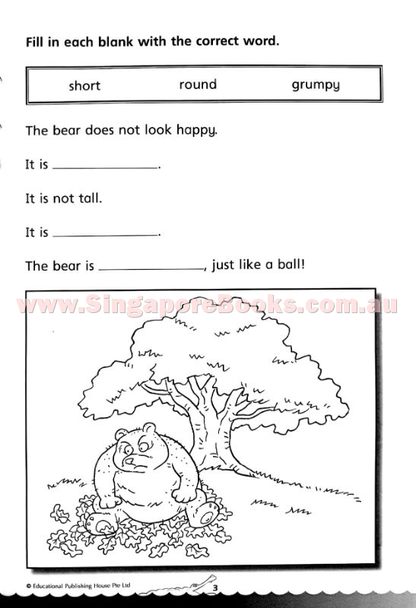 Bridging from K2 (Prep) to Primary 1  Reading & Writing - Singapore Books