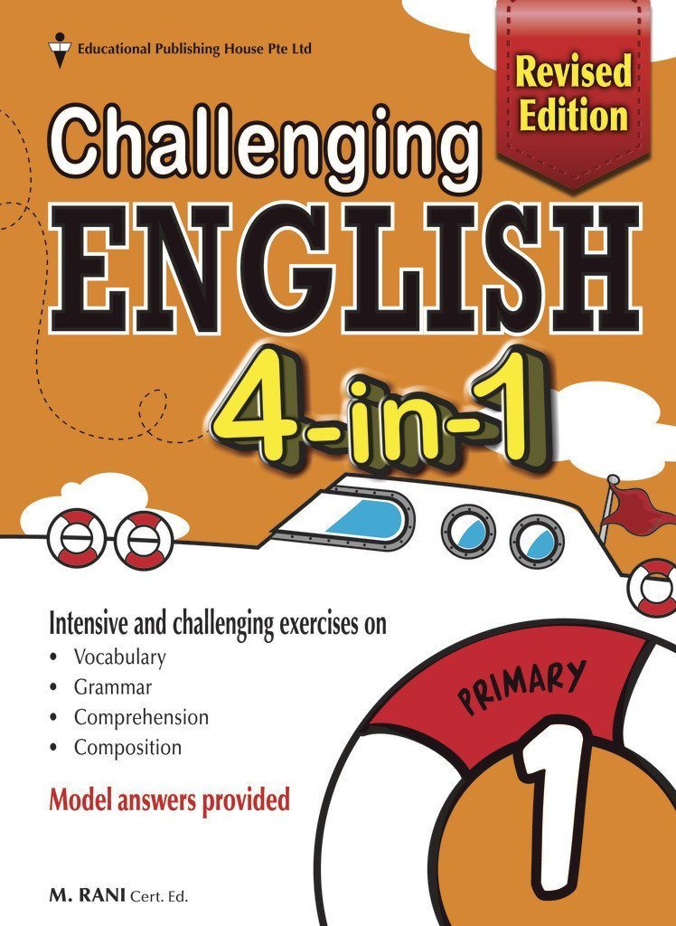 Challenging English 4-in-1 Primary 1 - Singapore Books