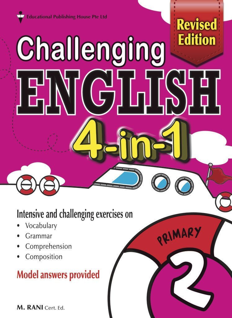 Challenging English 4-in-1 Primary 2 - Singapore Books