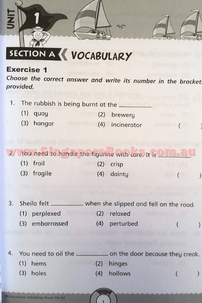 Challenging English 4-in-1 Primay 3 - Singapore Books
