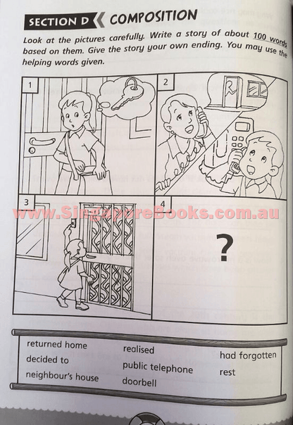 Challenging English 4-in-1 Primay 3 - Singapore Books