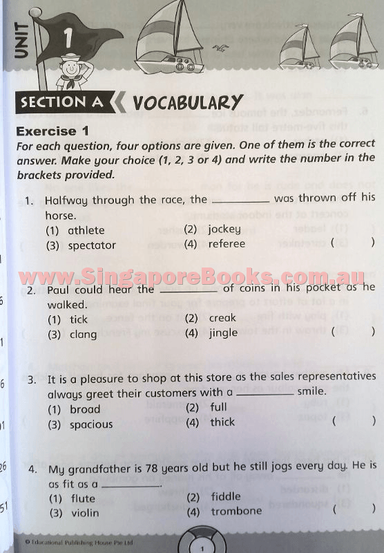 Challenging English 4-in-1 Primary 4 - Singapore Books