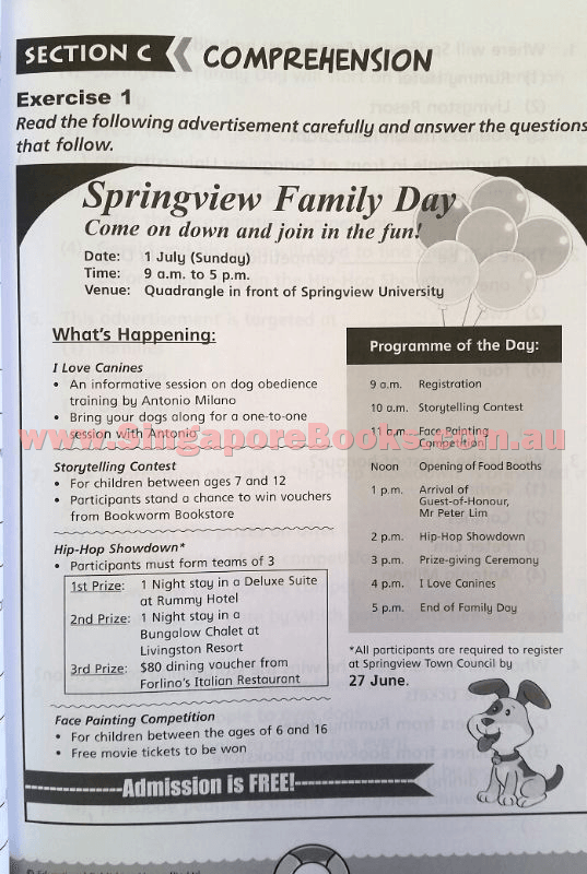 Challenging English 4-in-1 Primary 4 - Singapore Books