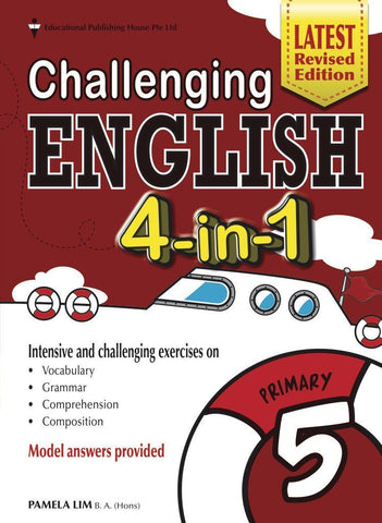 Challenging English 4-in-1 Primary 5 - Singapore Books