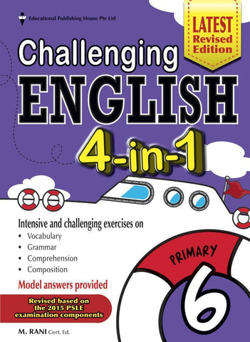 Challenging English 4-in-1 Primary 6 - Singapore Books