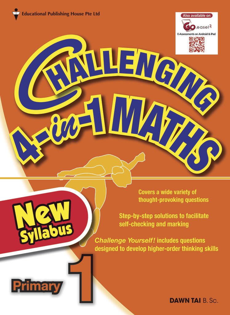 Challenging 4-in-1 Maths Primary 1 - Singapore Books